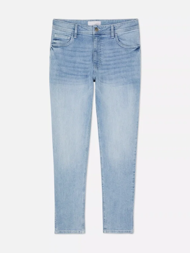Keskikorkeat skinny-farkut