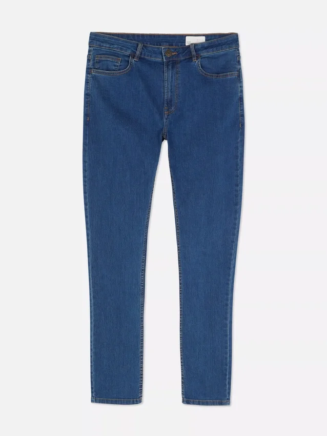 Keskikorkeat skinny-farkut