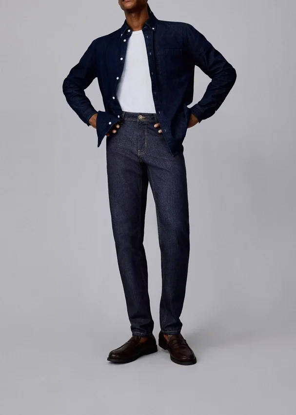Keskikorkeat slim fit -farkut