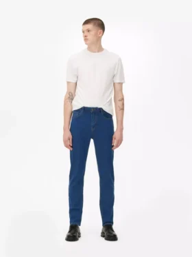 Keskikorkeat slim fit -farkut