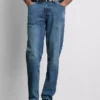 Keskikorkeat slim fit -farkut