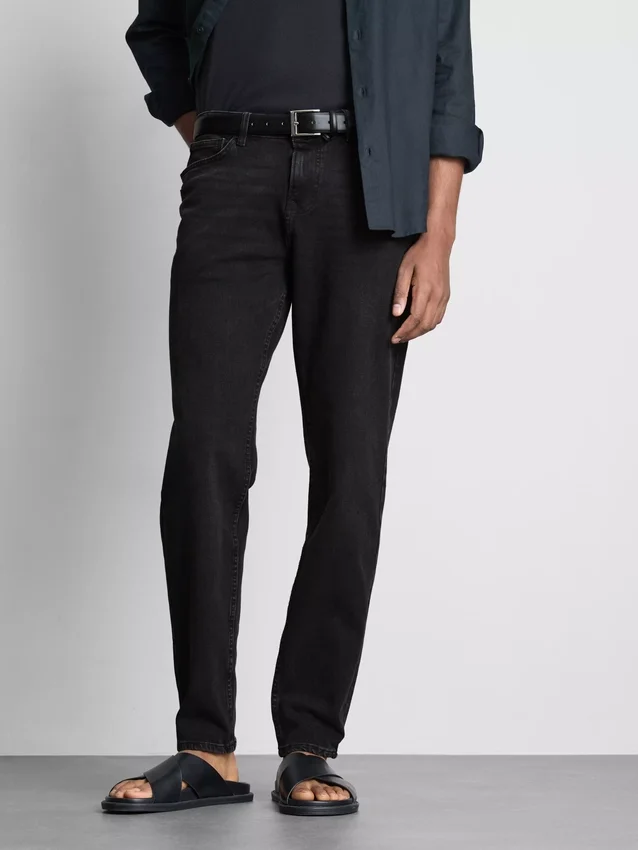 Keskikorkeat slim fit -farkut