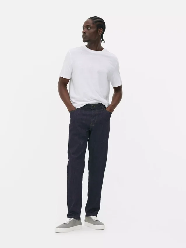 Keskikorkeat slim fit -farkut