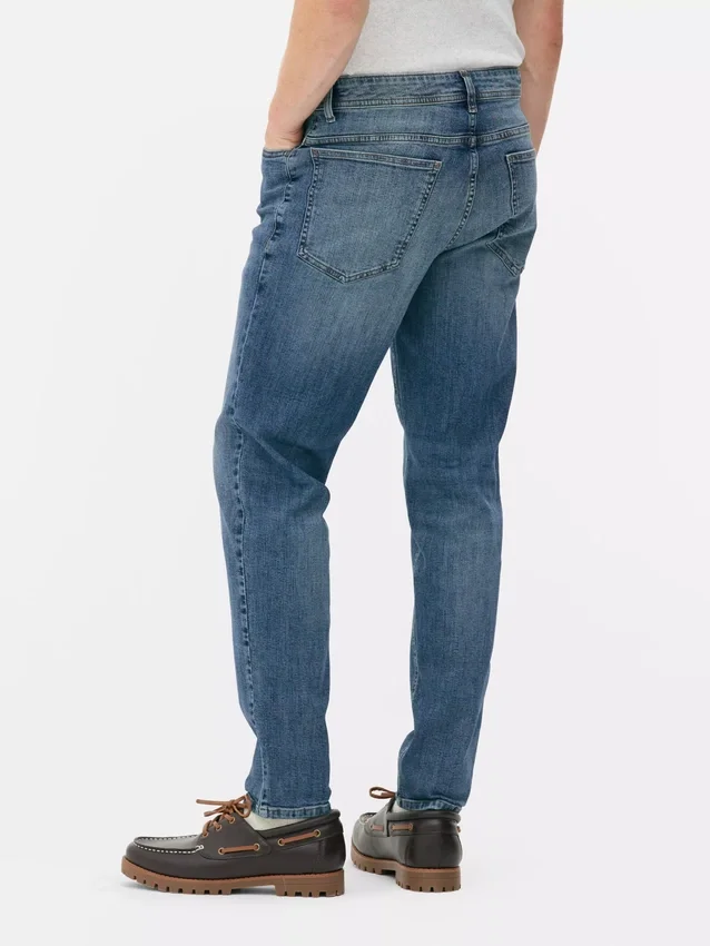 Keskikorkeat slim fit -farkut