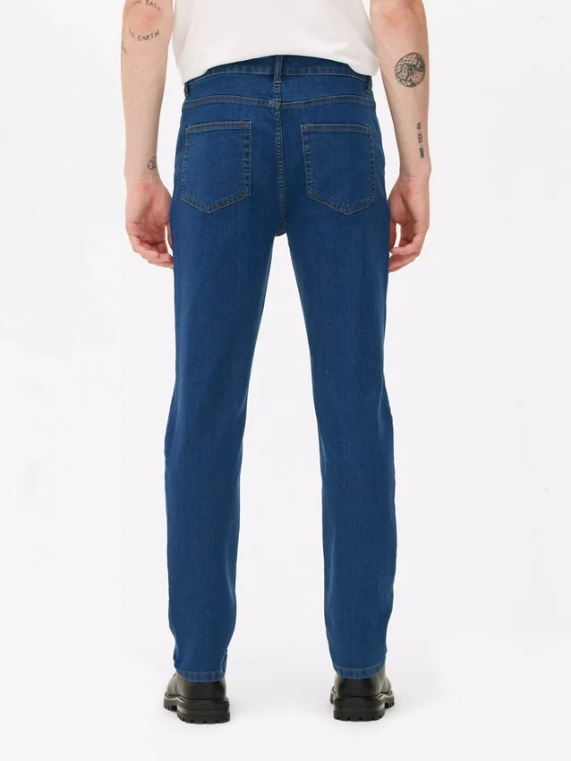 Keskikorkeat slim fit -farkut