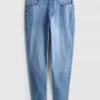 Keskikorkeat slim fit -farkut