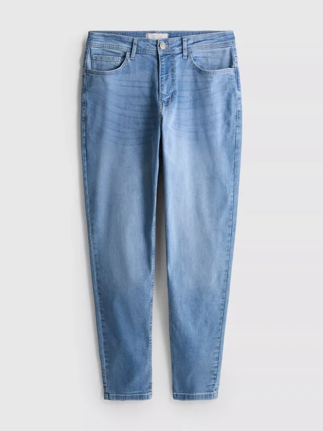Keskikorkeat slim fit -farkut
