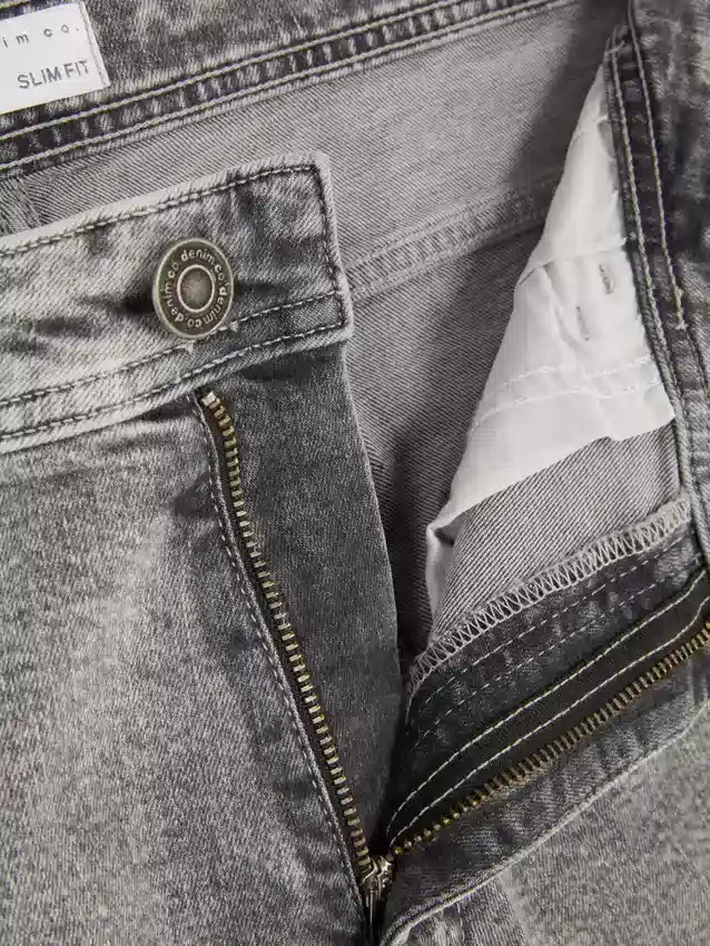 Keskikorkeat slim fit -farkut