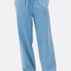 Keskikorkeat sweatpant-farkut