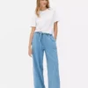 Keskikorkeat sweatpant-farkut