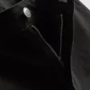 Keskikorkeat, ylös käännettävät denimshortsit