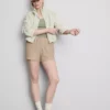 Kiristysnauhalliset ryppyiset shortsit