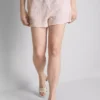 Kiristysnauhalliset ryppyiset shortsit