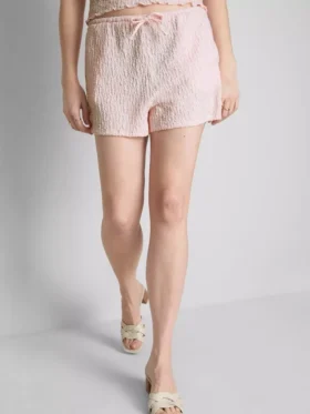 Kiristysnauhalliset ryppyiset shortsit