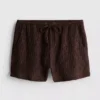 Kiristysnauhalliset ryppyiset shortsit