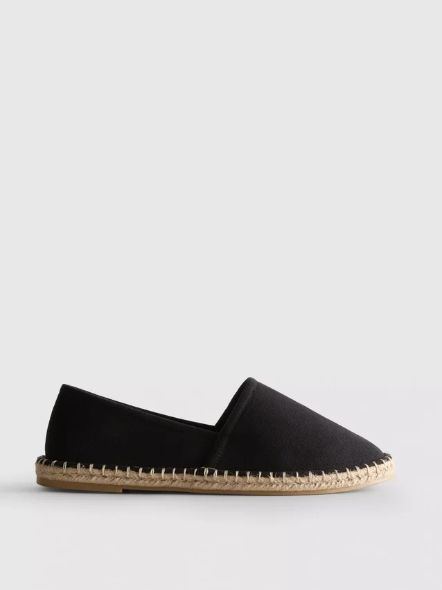 Klassiset kangas-espadrillot