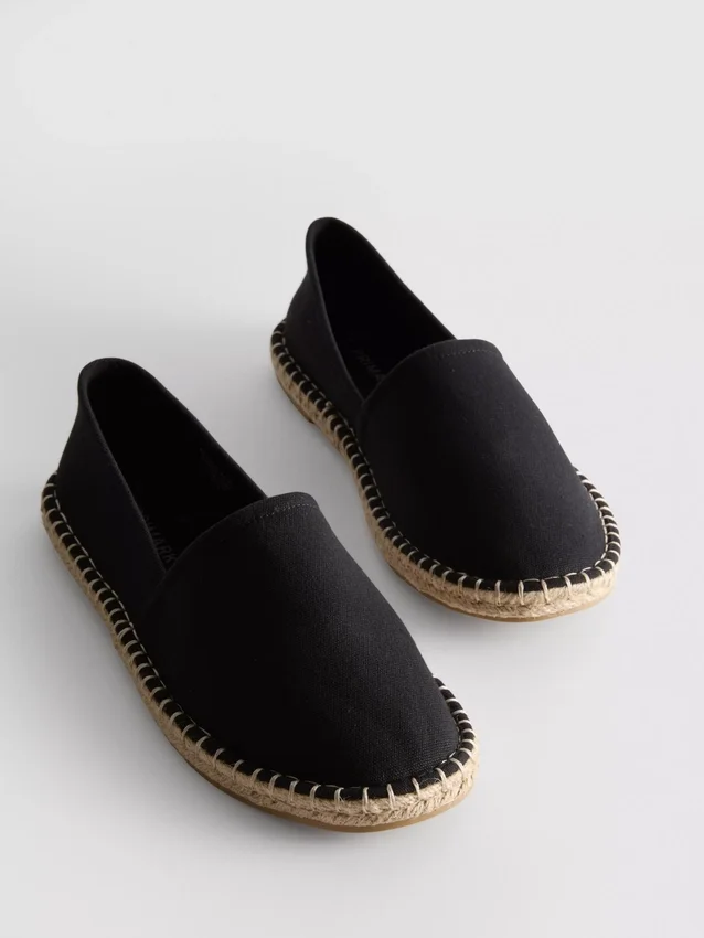 Klassiset kangas-espadrillot