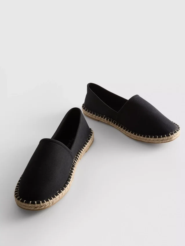 Klassiset kangas-espadrillot