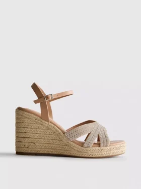 Koristellut espadrillat, kiilakorkoiset