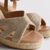 Koristellut espadrillat, kiilakorkoiset