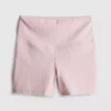 Korkeavyötäröiset gingham-urheileshortsit