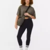 Korkeavyötäröiset jersey-leggingsit