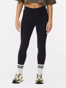 Korkeavyötäröiset jersey-leggingsit