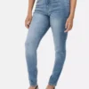 Korkeavyötäröiset skinny-farkut