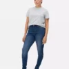 Korkeavyötäröiset skinny-farkut