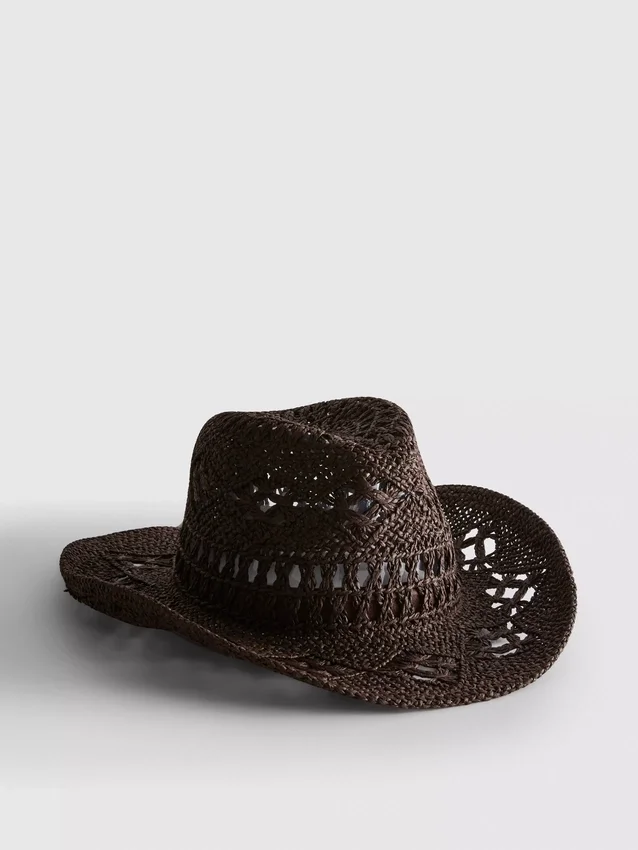 Kudottu cowboy-hattu