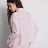 Kudottu puuvillainen Oxford-pyjama-paita