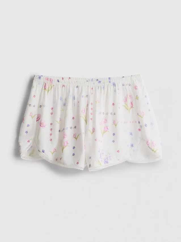 Kukkaiset pyjamat-shortsit