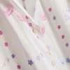 Kukkakuvioinen lyhythihainen pyjama-paita
