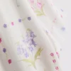 Kukkakuvioinen lyhythihainen pyjama-paita