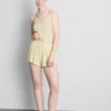 Kukkakuvioiset ribbatut pyjamat-shortsit