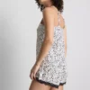 Kuvioidut cami-top- ja shorty-pyjamat
