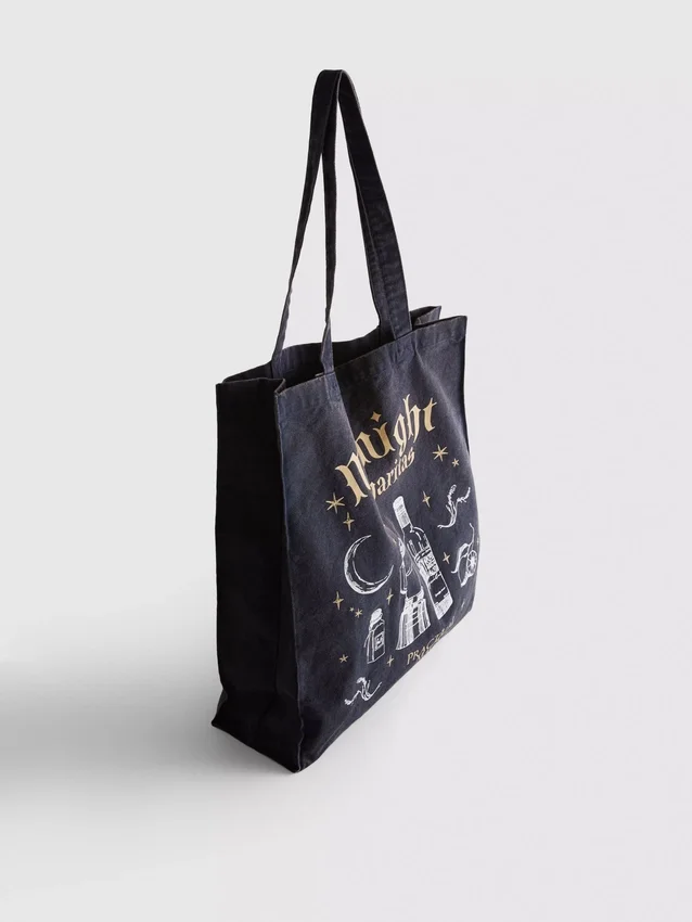 Käytännöllinen Magic-kuvioinen kangaskassi