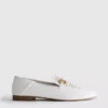 Laserleikatut tekonahkaiset snaffle-bit-loaferit