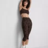 Leopardikuvioiset capri-leggingsit