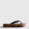 Leopardikuvioiset flatform-sandaalit