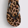 Leopardikuvioiset flatform-sandaalit