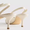 Leveät verkkomateriaaliset slingback-korkokengät