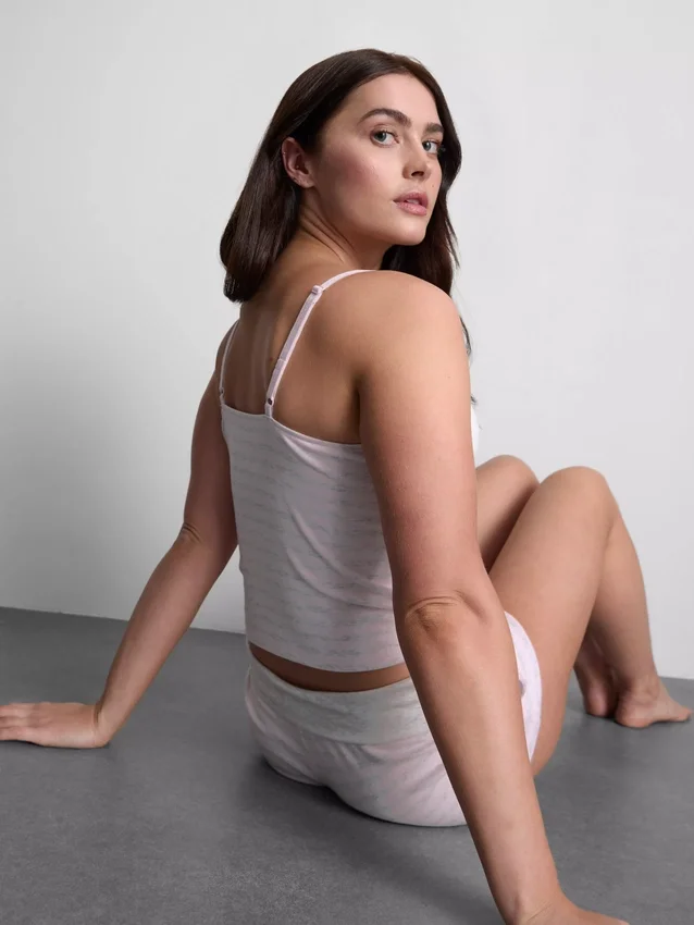 Love to Lounge -raidallinen pyjaman cami-paita