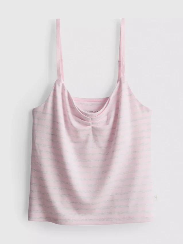Love to Lounge -raidallinen pyjaman cami-paita