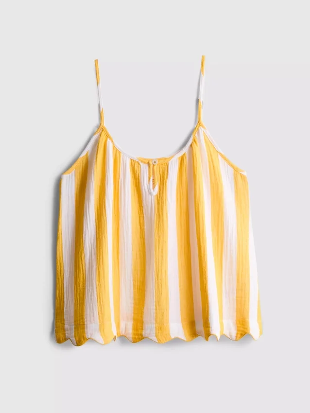 Love to Lounge -raidallinen röyhelöinen pyjama-cami