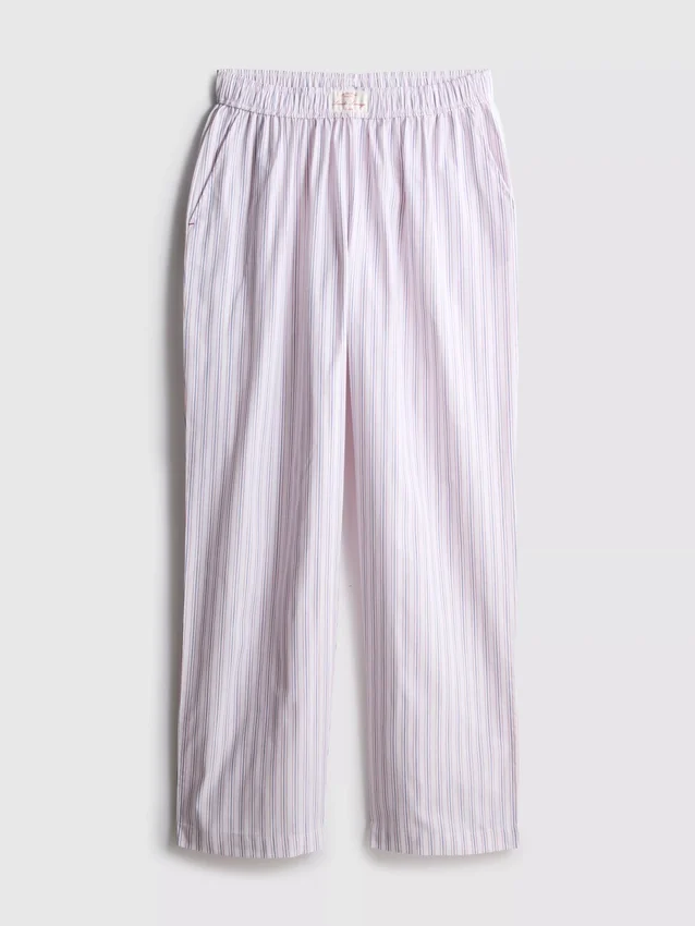 Love to Lounge: raidalliset suorat pyjamahousut