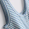 Love to Lounge -ribbattu raidallinen pyjama-cami