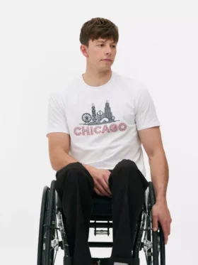 Lyhythihainen Chicago-T-paita