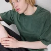 Lyhythihainen pesetty t-paita