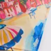 Maisemakuvioinen bandana-bikinitoppi